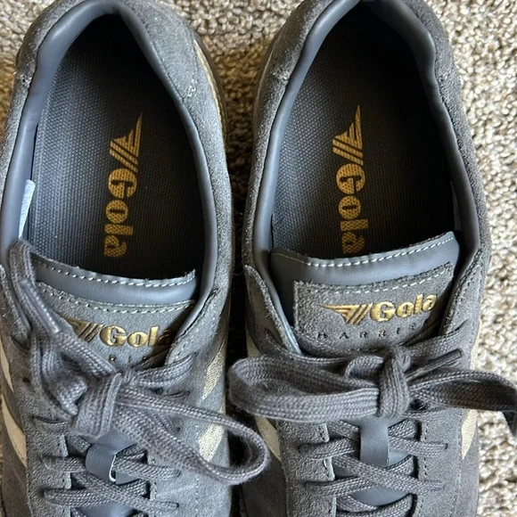 Gola Harrier Mirror (Gold/Silverish) Women’s Sneaker Size 9 - Picture 11 of 13